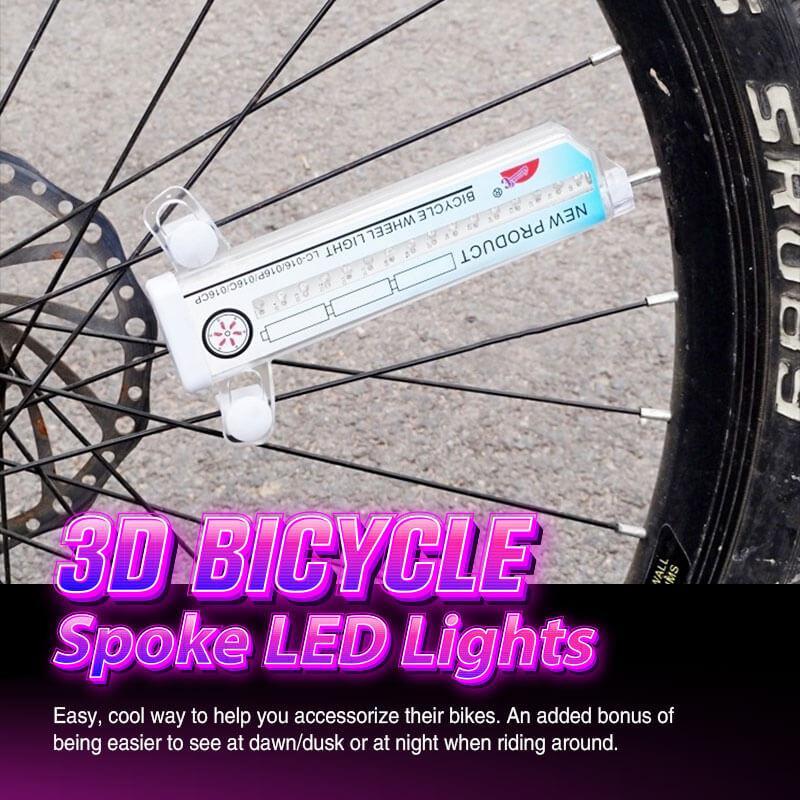 3D Bicycle Spoke LED Lights