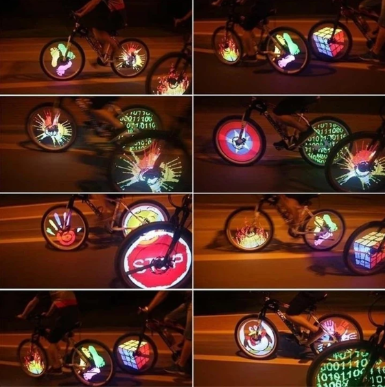 3D Bicycle Spoke LED Lights