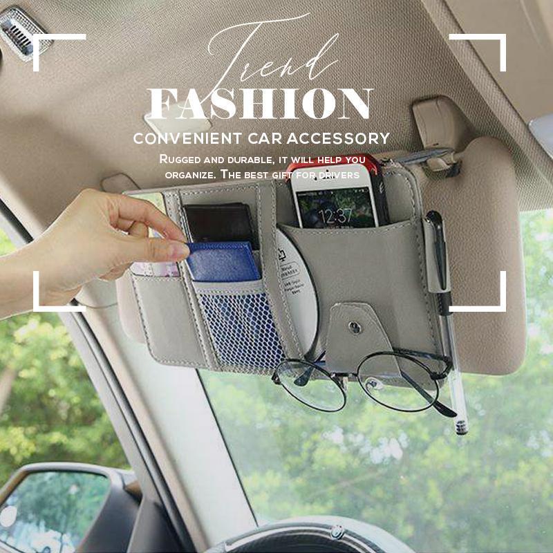 Car Sun Visor Organizer Storage Bag