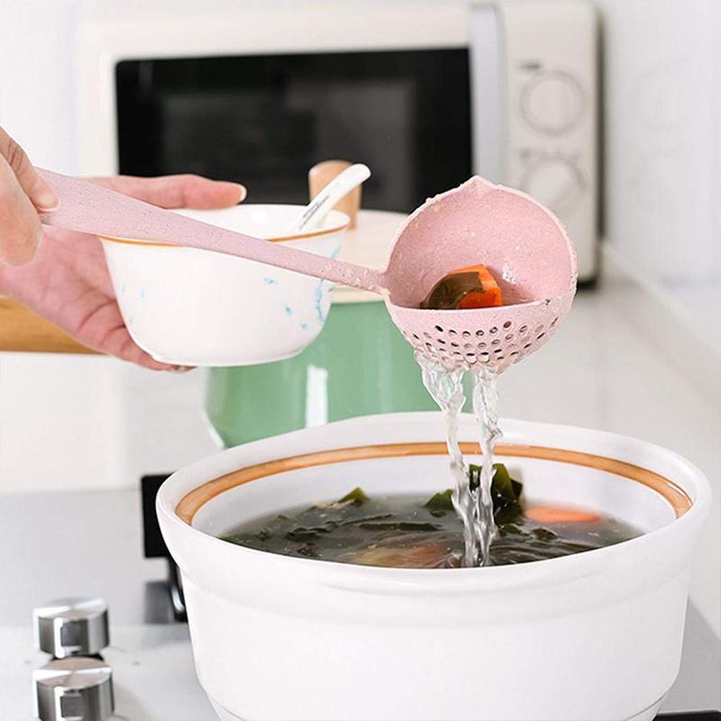 Pot Soup Spoon Colander 2 in 1